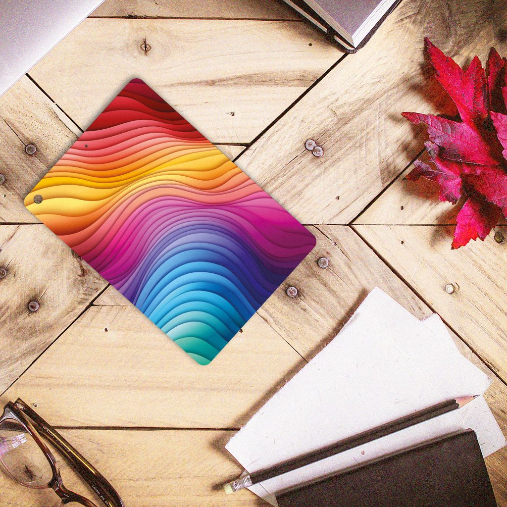 Back Cover voor Apple iPad 10.2 | iPad 10.2 (2020) | 10.2 (2021) Regenboog