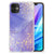 Apple iPhone 11 Back Cover Watercolor Paars voorkant en achterkant