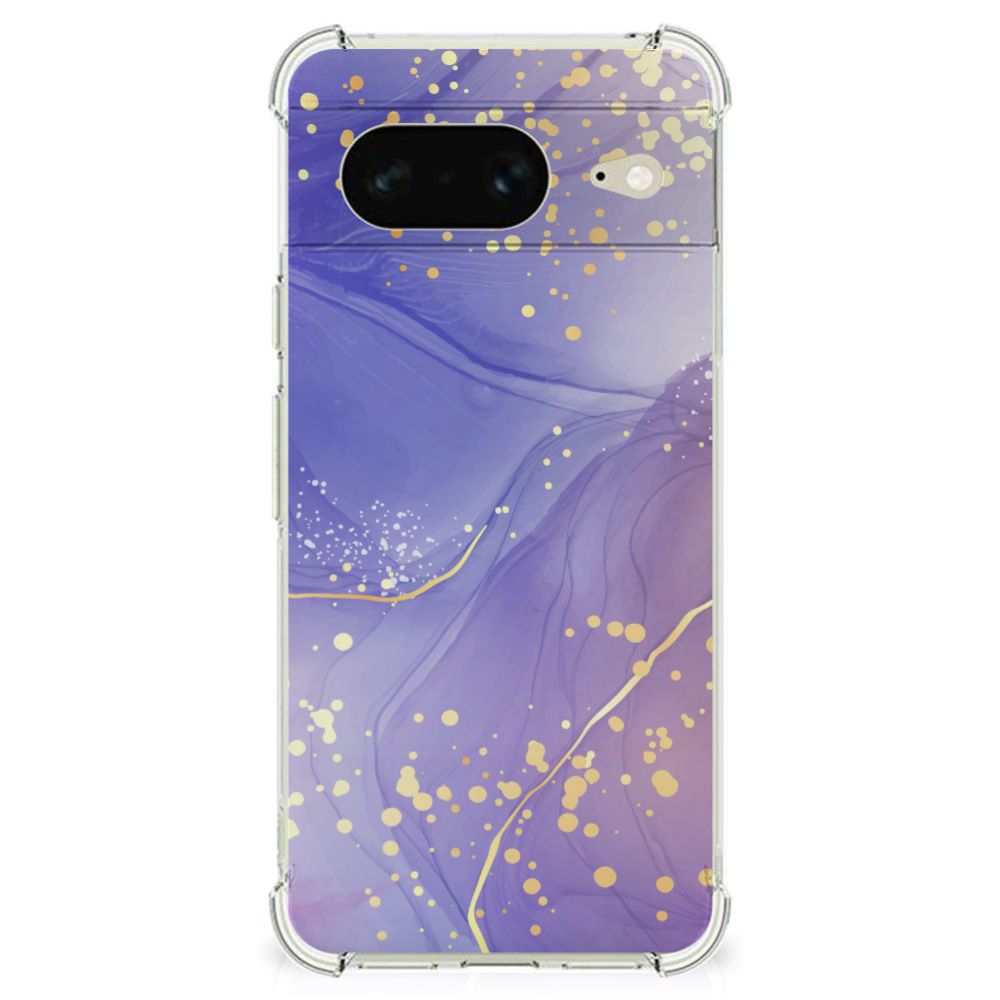 Back Cover voor Google Pixel 8 Watercolor Paars B2C Telecom