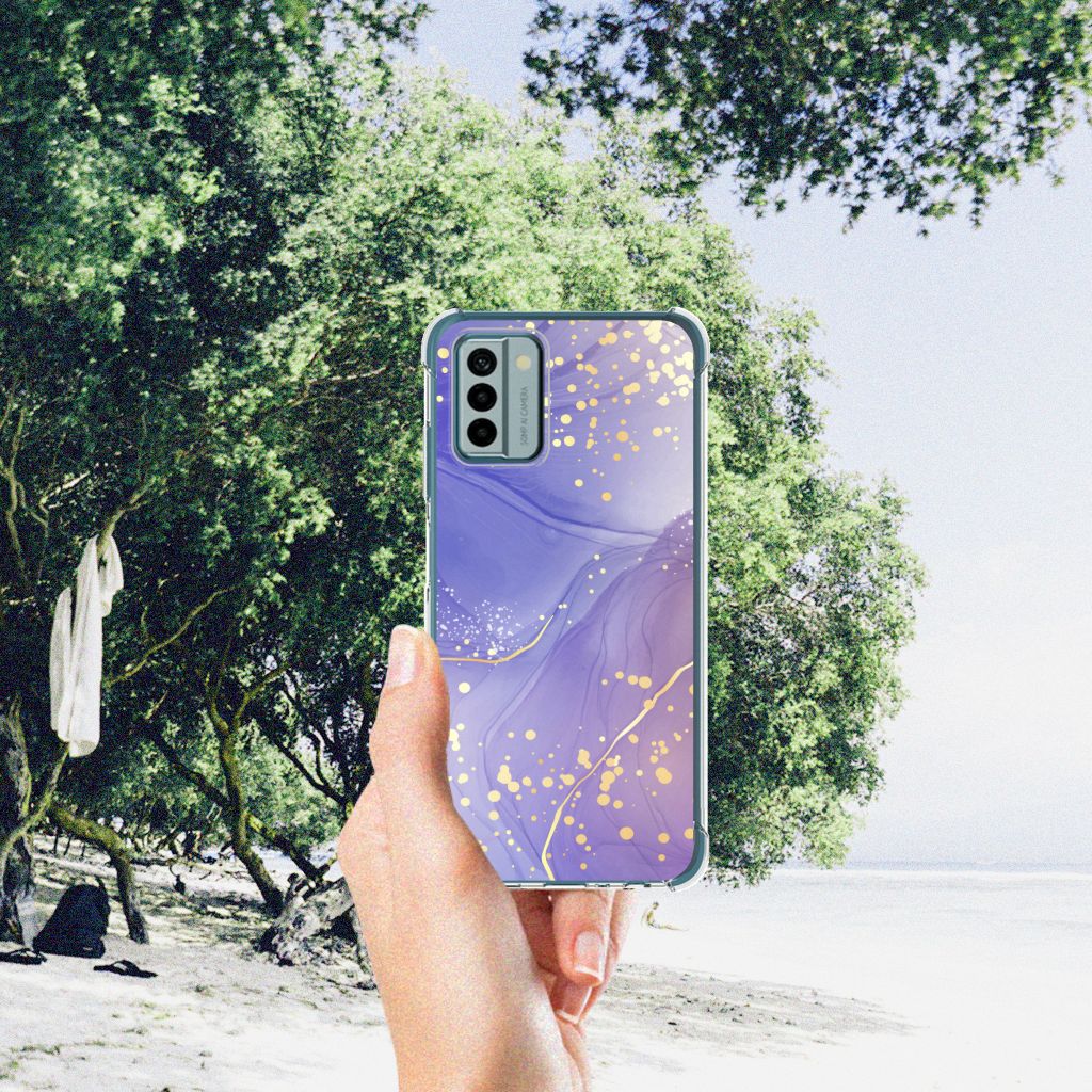 Back Cover voor Nokia G22 Watercolor Paars B2C Telecom