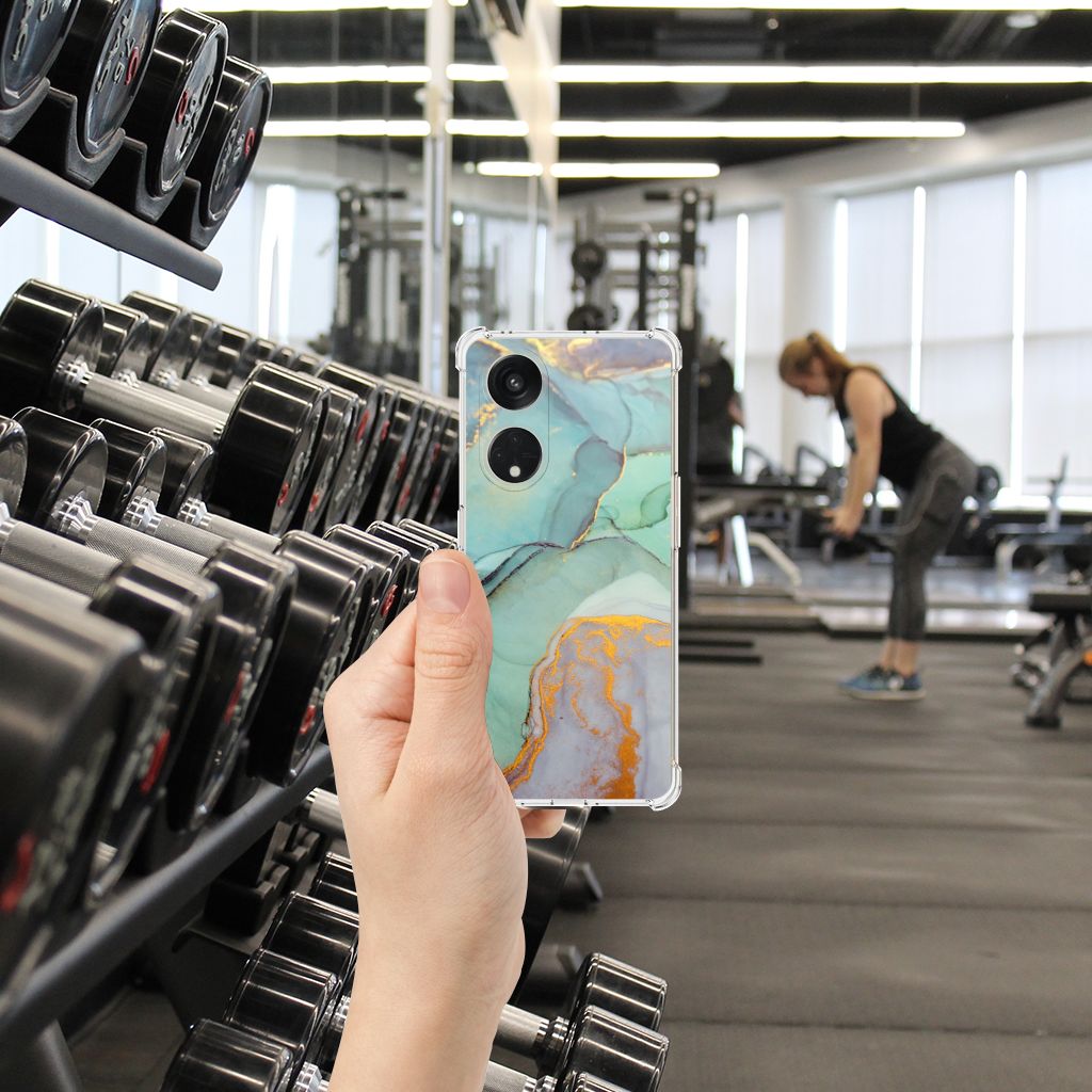 Back Cover voor OPPO A98 Watercolor Mix B2C Telecom