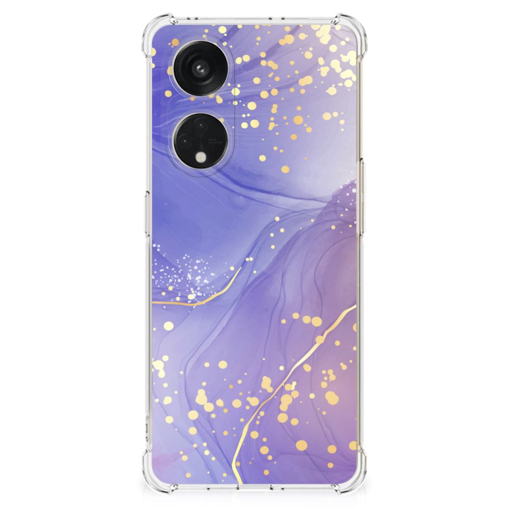 Back Cover voor OPPO A98 Watercolor Paars B2C Telecom