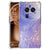 OPPO Find X6 Pro Back Cover Watercolor Paars voorkant achterkant