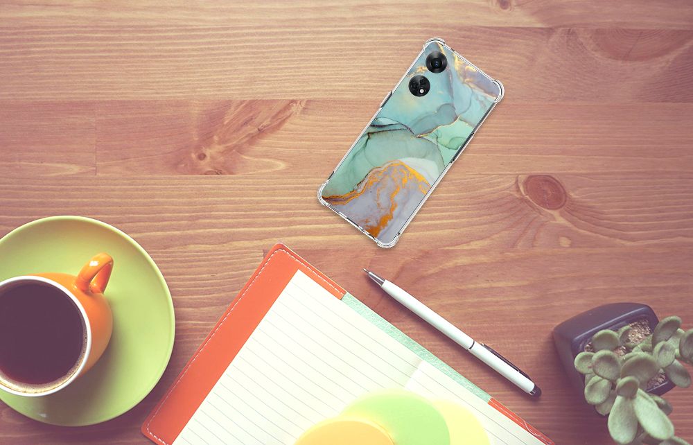 Back Cover voor OPPO Reno8 T 4G Watercolor Mix B2C Telecom