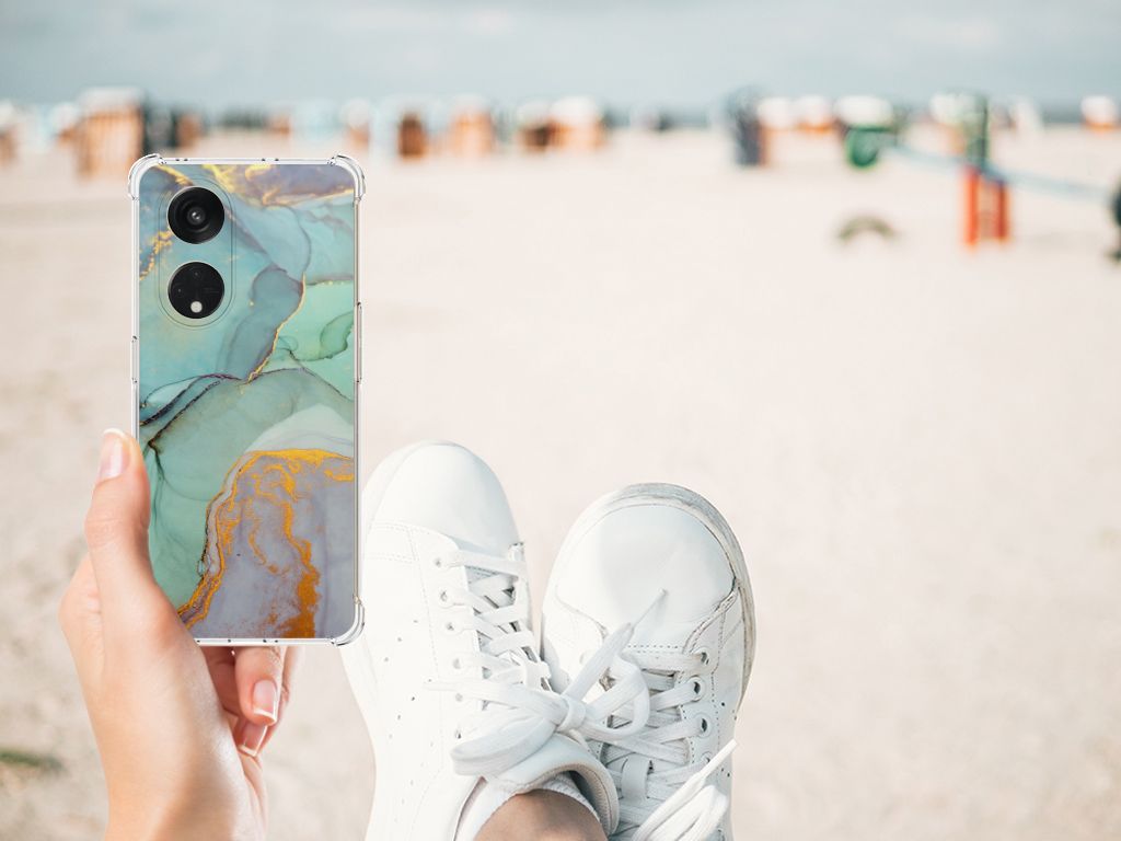 Back Cover voor OPPO Reno8 T 5G Watercolor Mix B2C Telecom