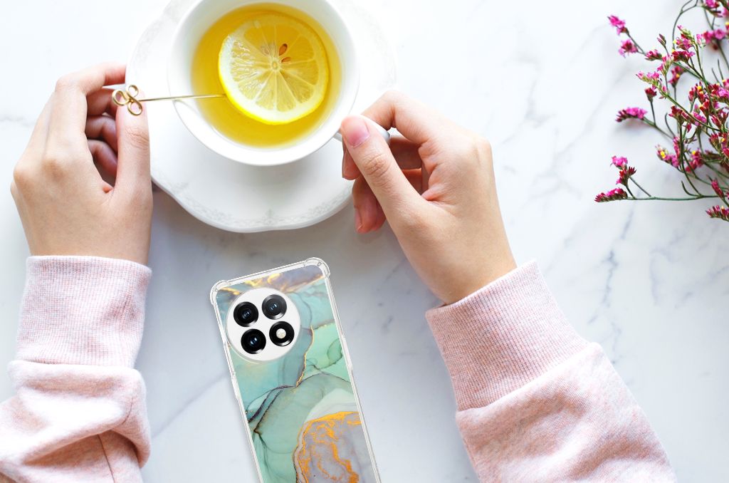 OnePlus 11 Back Cover voor OnePlus 11 Watercolor Mix bovenaanzicht