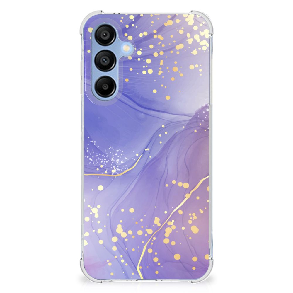 Samsung Galaxy A16 Back Cover Watercolor Paars achterkant ontwerp