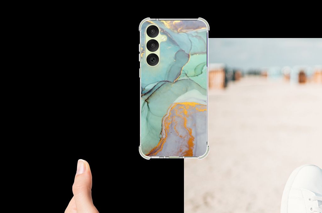 Back Cover voor Samsung Galaxy A35 Watercolor Mix B2C Telecom