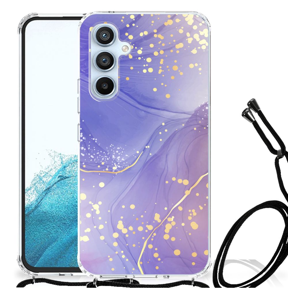 Back Cover voor Samsung Galaxy A54 5G Watercolor Paars B2C Telecom