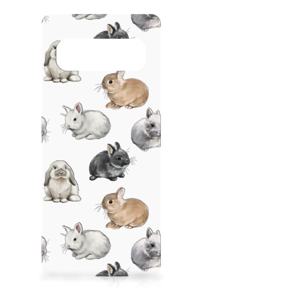 Back Cover voor Samsung Galaxy S10+ Konijntjes B2C Telecom