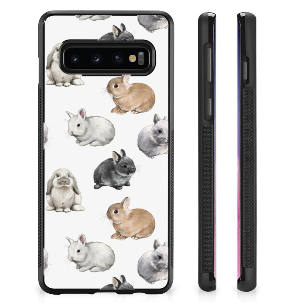 Back Cover voor Samsung Galaxy S10+ Konijntjes B2C Telecom