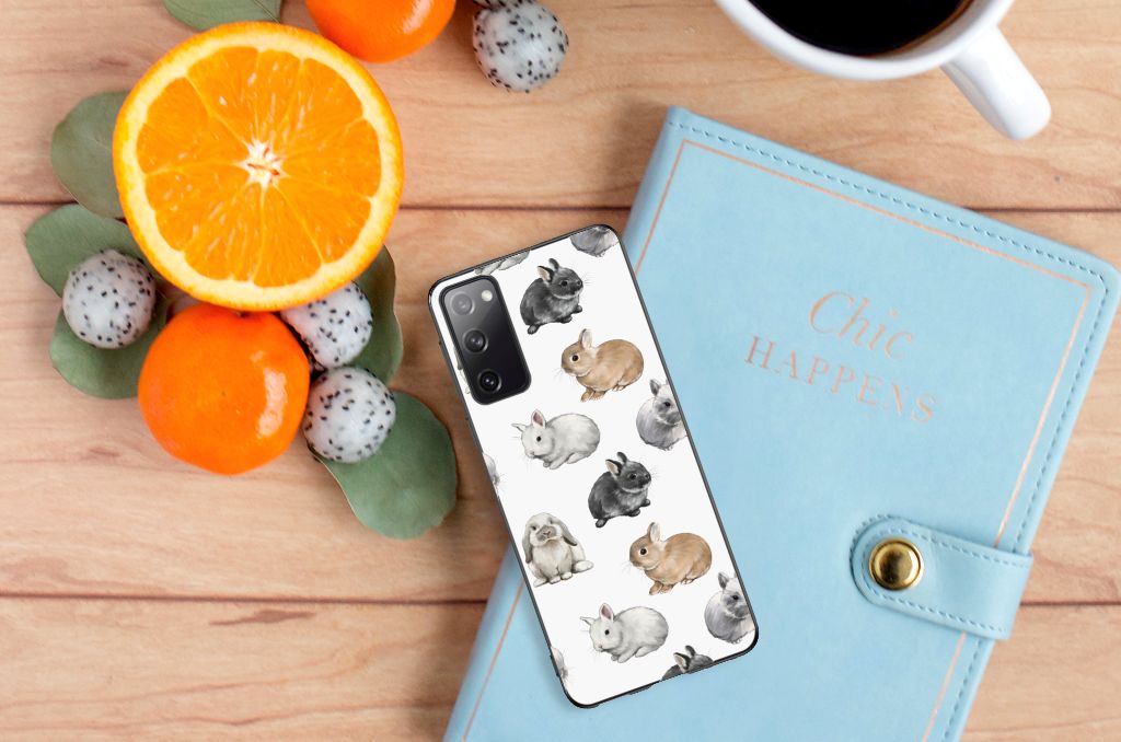 Back Cover voor Samsung Galaxy S20 Konijntjes B2C Telecom