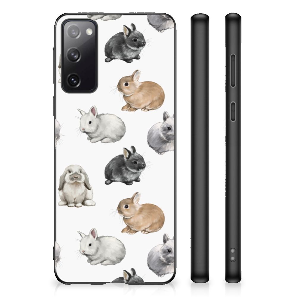 Back Cover voor Samsung Galaxy S20 Konijntjes B2C Telecom