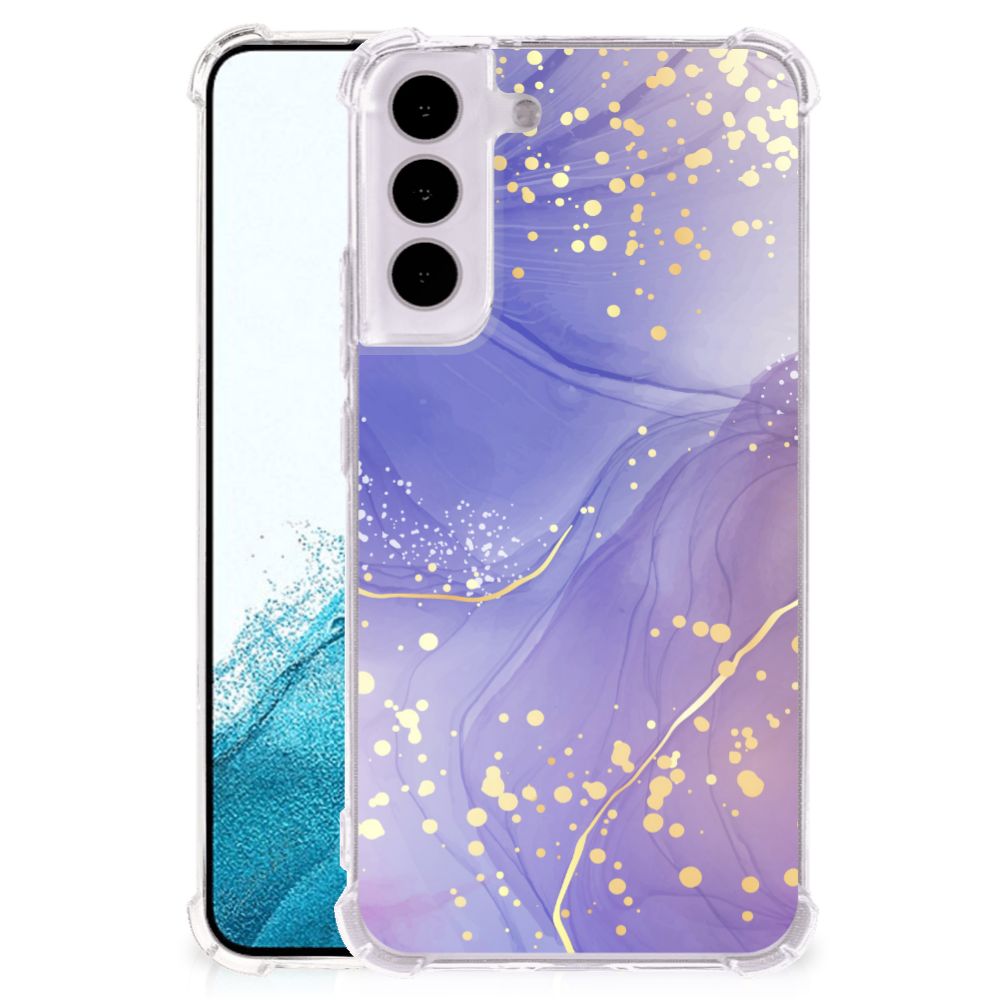 Back Cover voor Samsung Galaxy S22 Watercolor Paars B2C Telecom