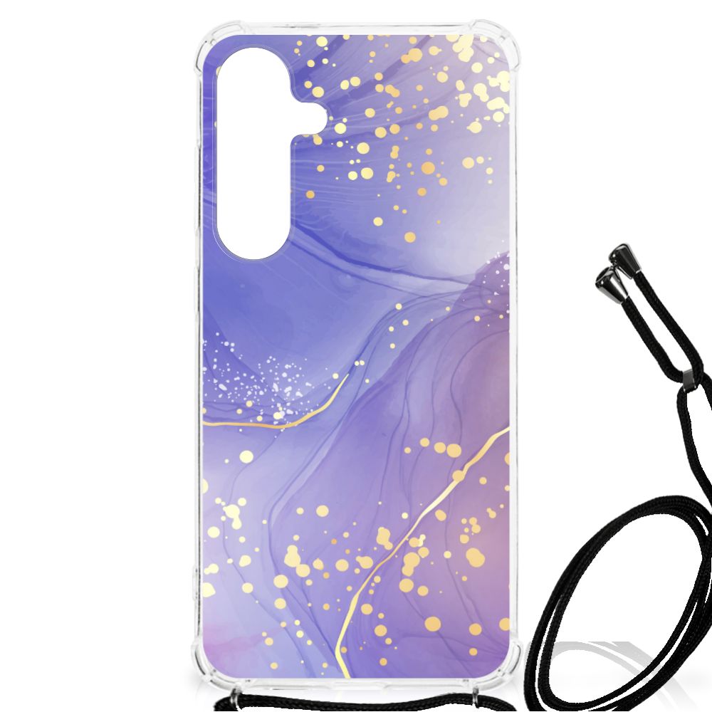 Back Cover voor Samsung Galaxy S24 Plus Watercolor Paars B2C Telecom