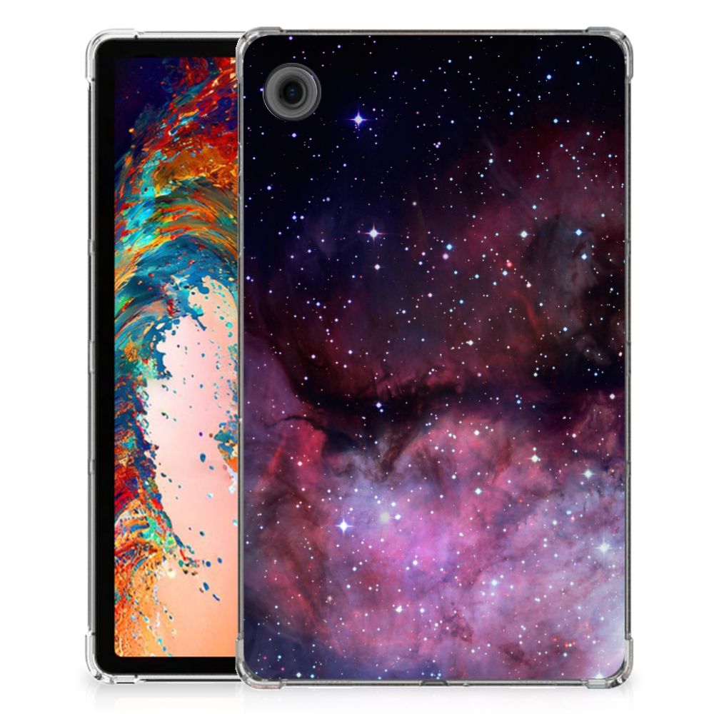 Samsung Galaxy Tab A9 Galaxy Back Cover heelal design achteraanzicht