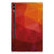 Back Cover voor Samsung Galaxy Tab S9 Plus Polygon Red