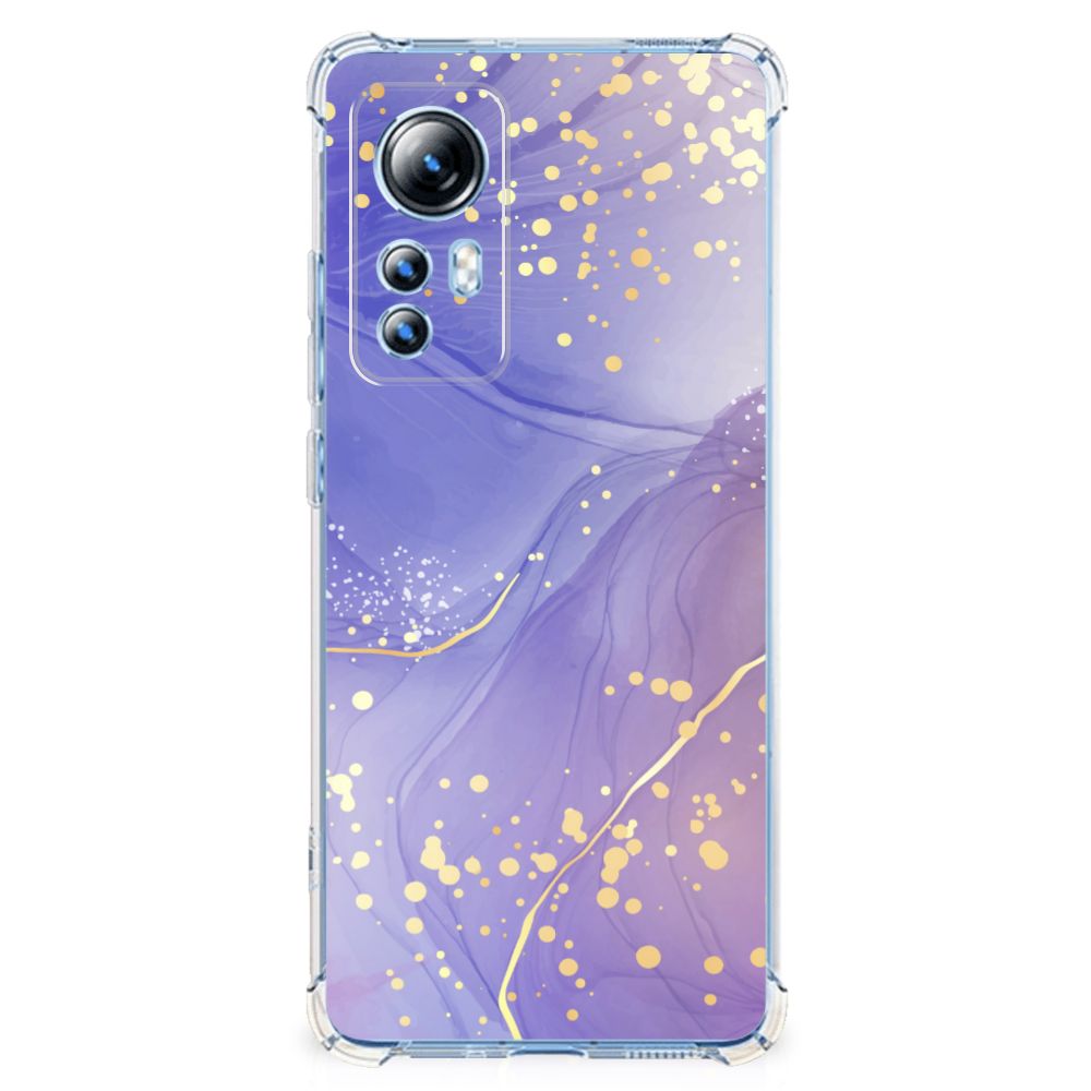Back Cover voor Xiaomi 12 Lite Watercolor Paars B2C Telecom