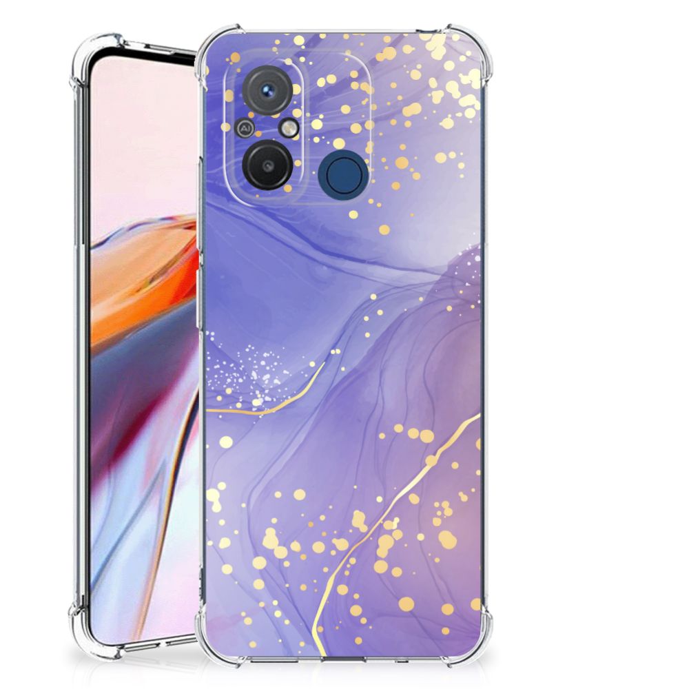 Back Cover voor Xiaomi Redmi 12C Watercolor Paars B2C Telecom