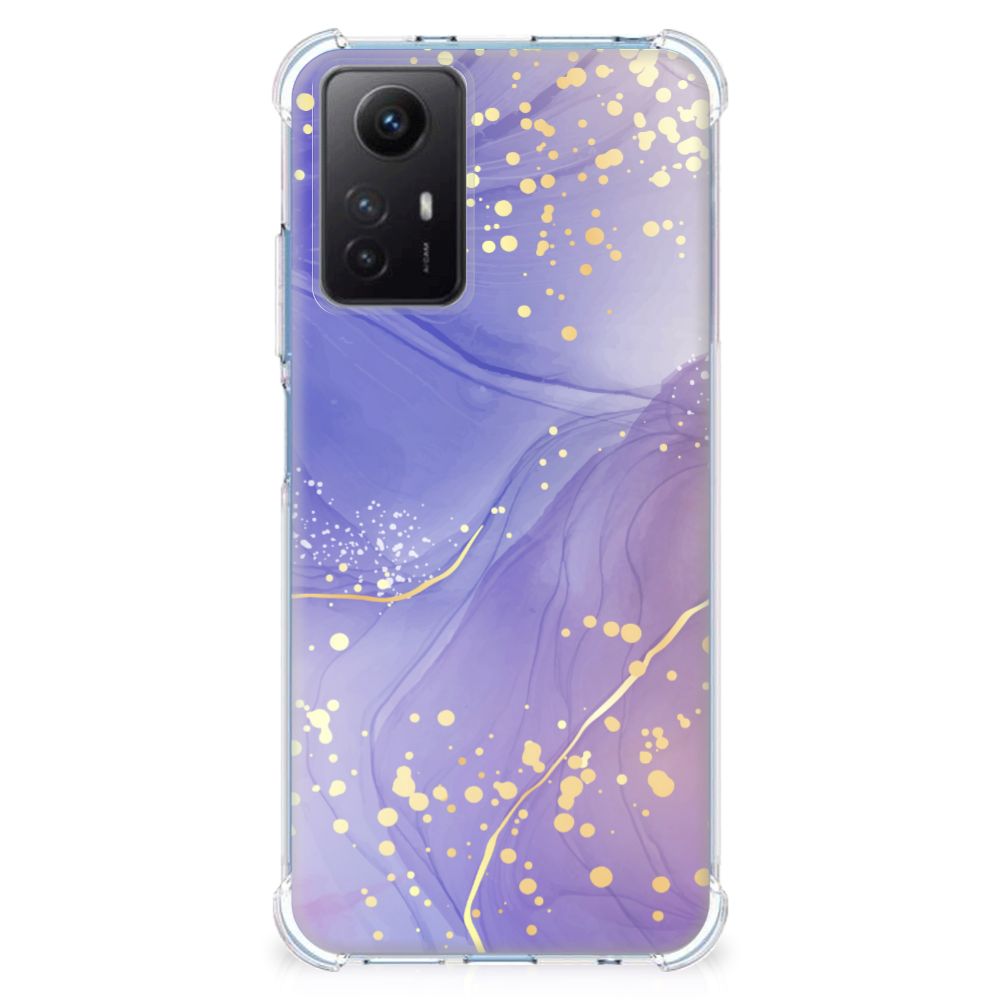 Back Cover voor Xiaomi Redmi Note 12s Watercolor Paars B2C Telecom