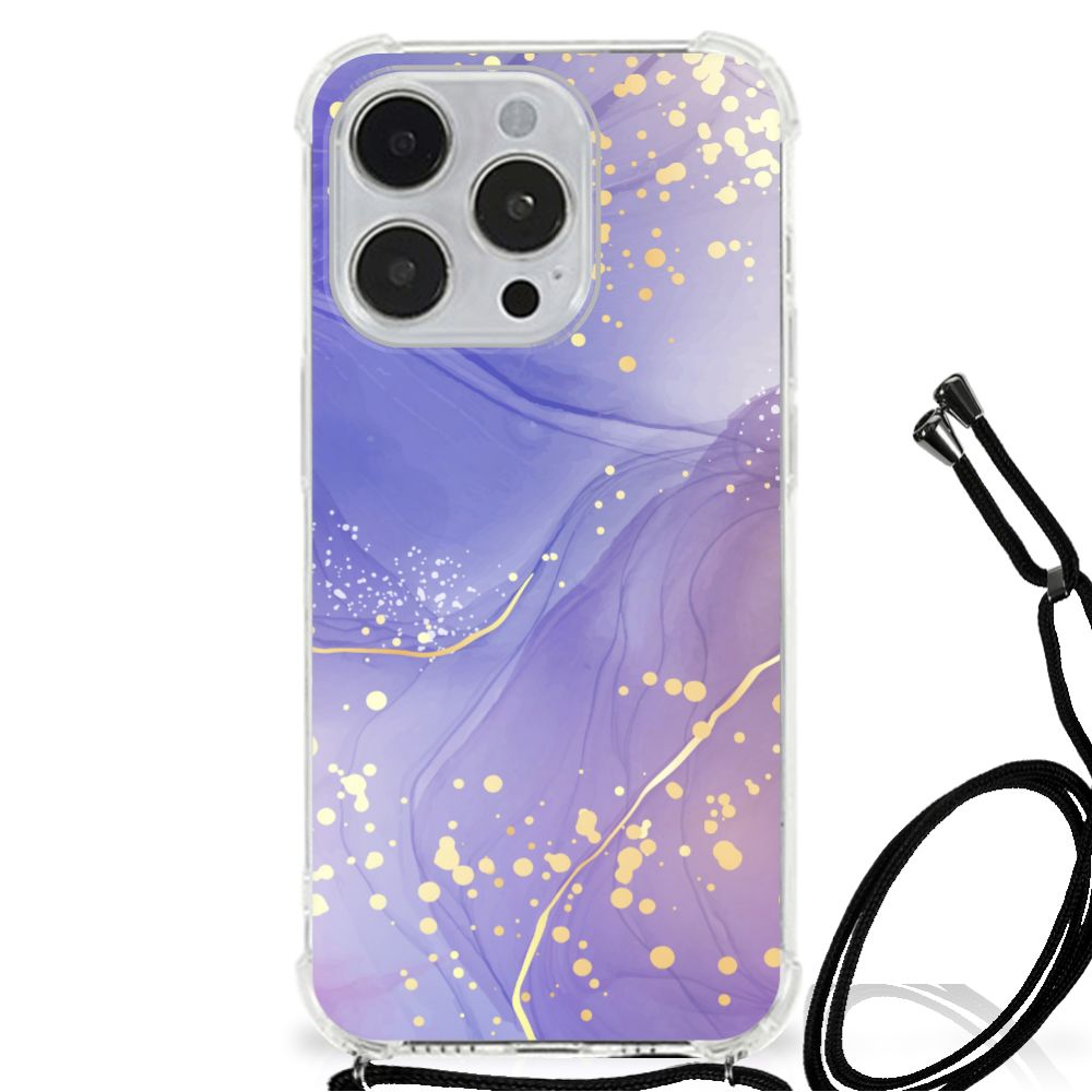 Back Cover voor iPhone 14 Pro Max Watercolor Paars B2C Telecom