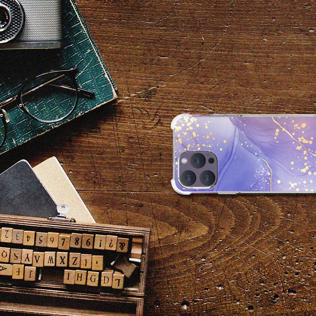 Back Cover voor iPhone 15 Pro Max Watercolor Paars B2C Telecom