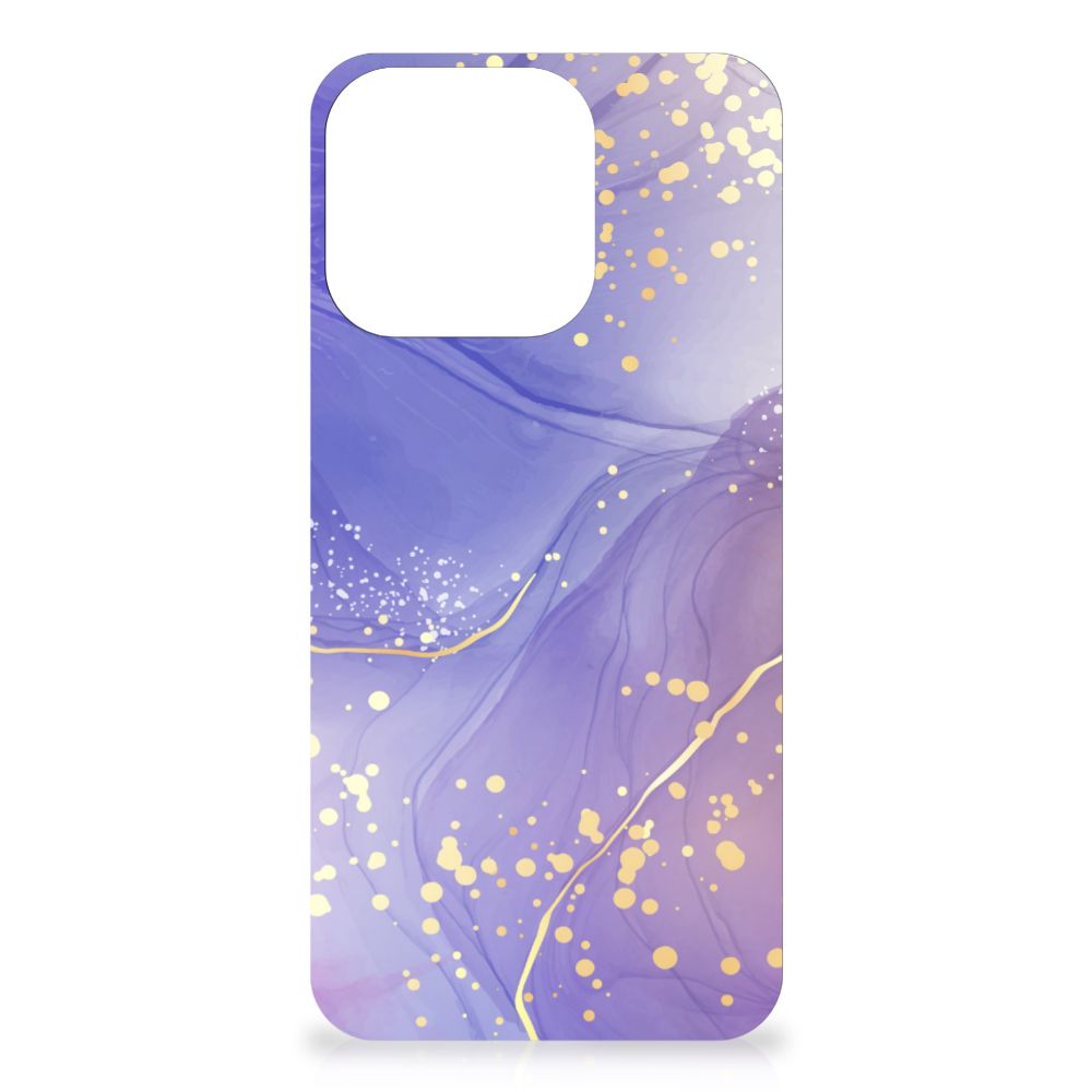 Back Cover voor iPhone 15 Pro Watercolor Paars B2C Telecom
