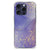iPhone 16 Pro Back Cover Watercolor Paars achteraanzicht
