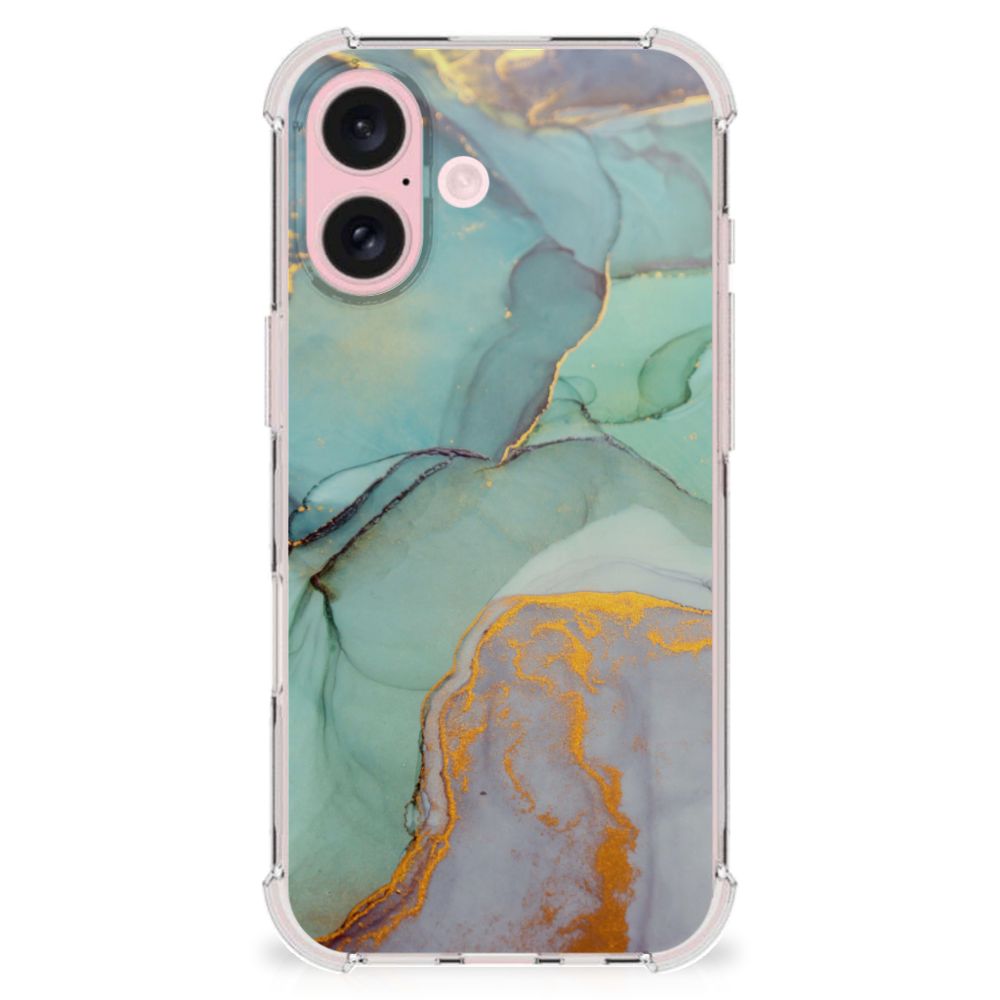 Apple iPhone 16 Back Cover Watercolor Mix achterzijde