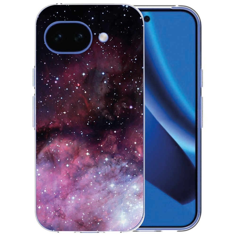 Back cover hoesje Google Pixel 10a met Galaxy sterrenhemel print