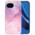 Roze-paarse verflook op het back cover hoesje Pink Purple Paint voor de Google Pixel 10a