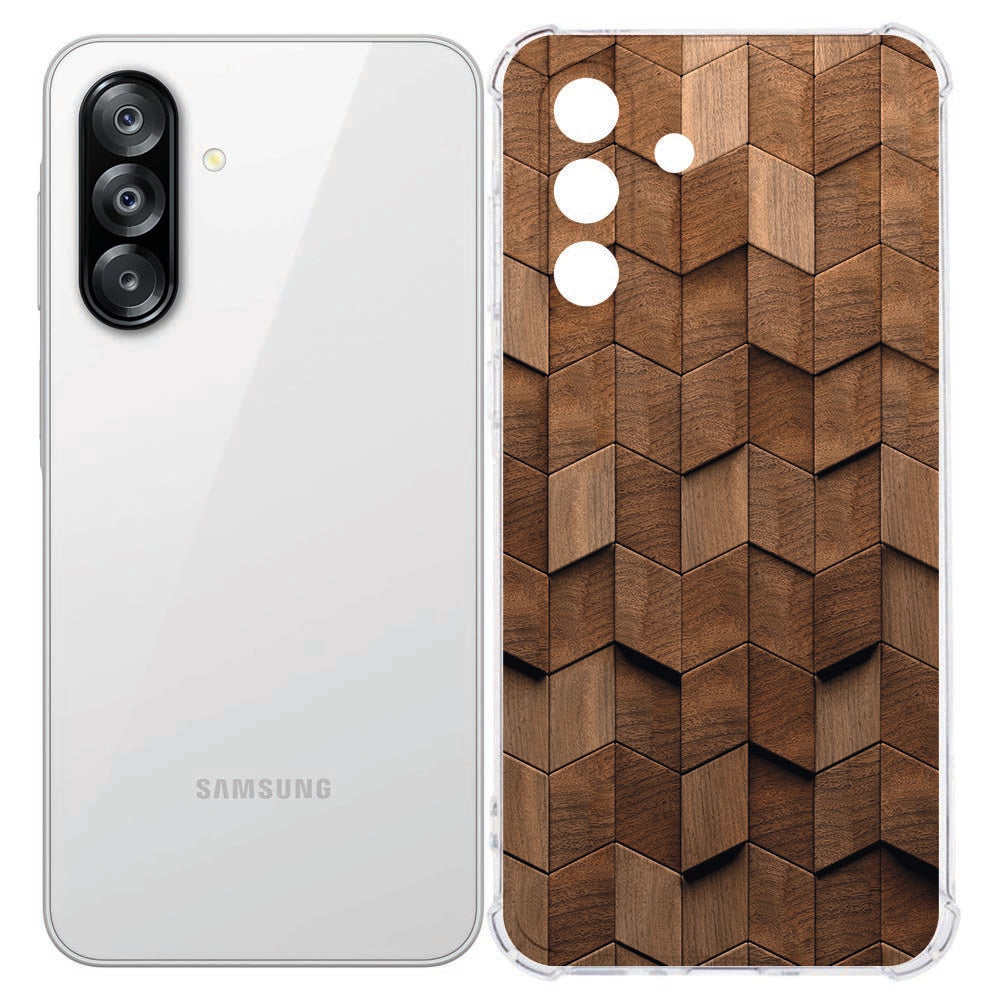 Backcover Hoesje Samsung Galaxy A26 Wooden Cubes Valbestendig