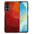 Backcover voor Samsung Galaxy A16 5G/4G Polygon Red hoesje abstract design voorkant