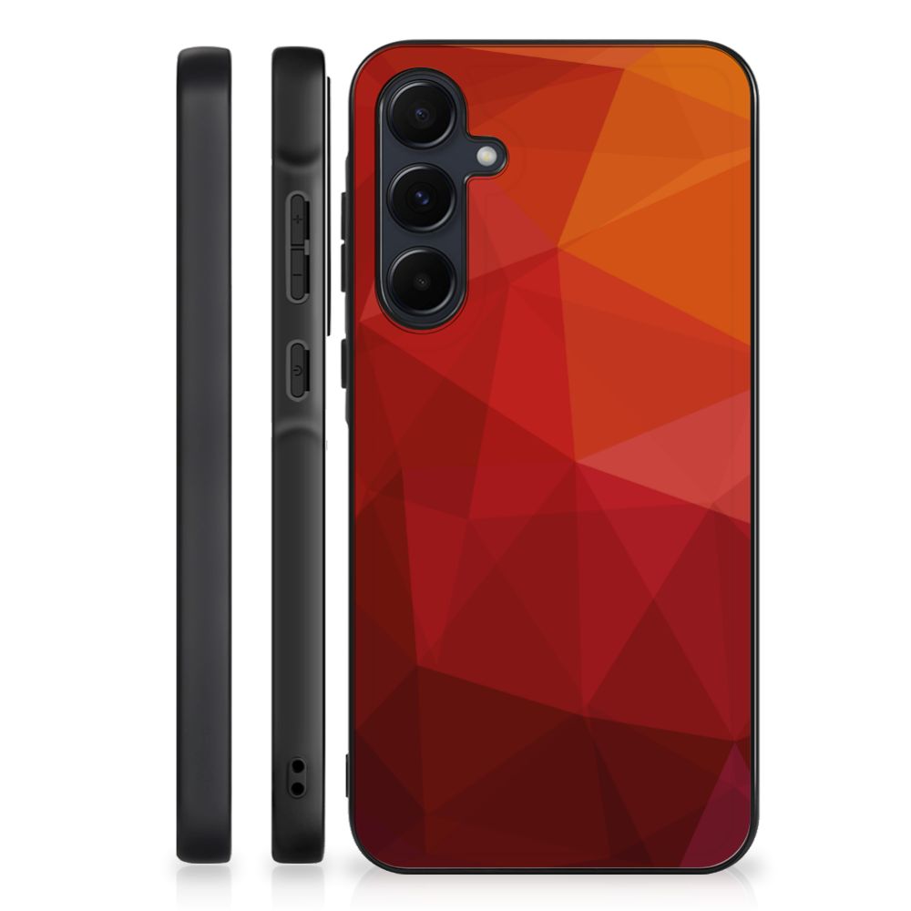 Backcover voor Samsung Galaxy A55 Polygon Red B2C Telecom