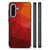 Samsung Galaxy A56 Backcover Polygon Red design voorzijde zijkanten