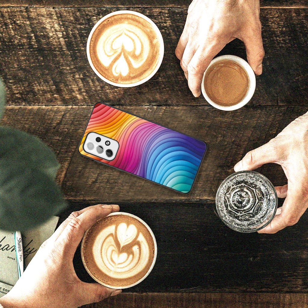 Backcover voor Samsung Galaxy A73 Regenboog B2C Telecom