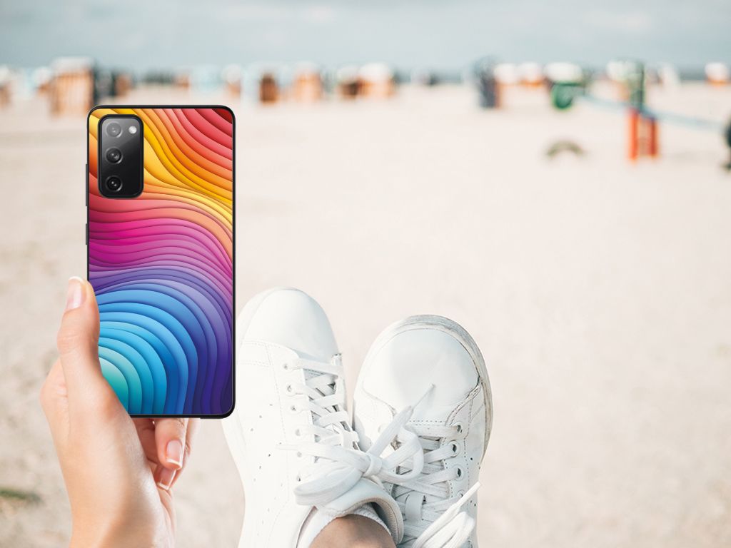 Backcover voor Samsung Galaxy S20 FE Regenboog B2C Telecom