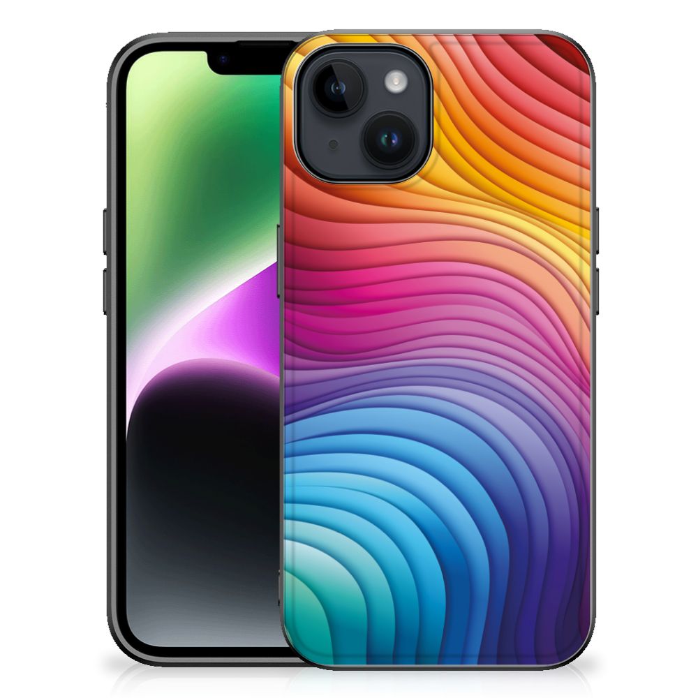 Backcover voor iPhone 15 Regenboog B2C Telecom