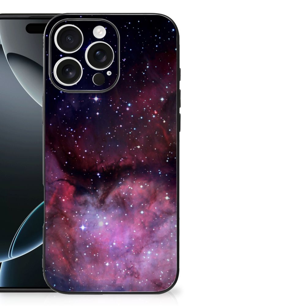 iPhone 16 Pro Max Galaxy backcover heelal design achterzijde