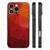 Apple iPhone 16 Pro Backcover Polygon Red zijaanzicht
