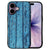 Apple iPhone 17 Beschermhoes iPhone 17 Wood Blue achterkant