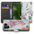 Bird Flowers Design Fairphone 6 Premium Bookcase Hoesje met Pasjes aanzicht binnenzijde