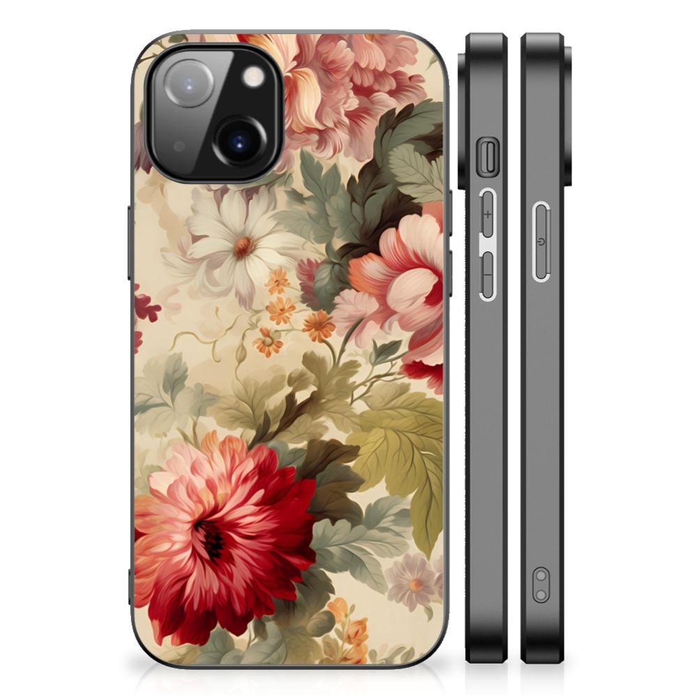 Bloemen Hoesje voor Apple iPhone 13 | iPhone 14 Bloemen B2C Telecom