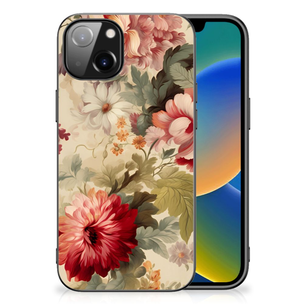Bloemen Hoesje voor Apple iPhone 13 | iPhone 14 Bloemen B2C Telecom