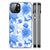 Bloemen Hoesje voor Apple iPhone 13 | iPhone 14 Flowers Blue B2C Telecom