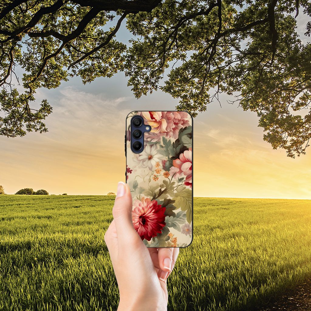 Bloemen Hoesje voor Samsung Galaxy A15 Bloemen B2C Telecom