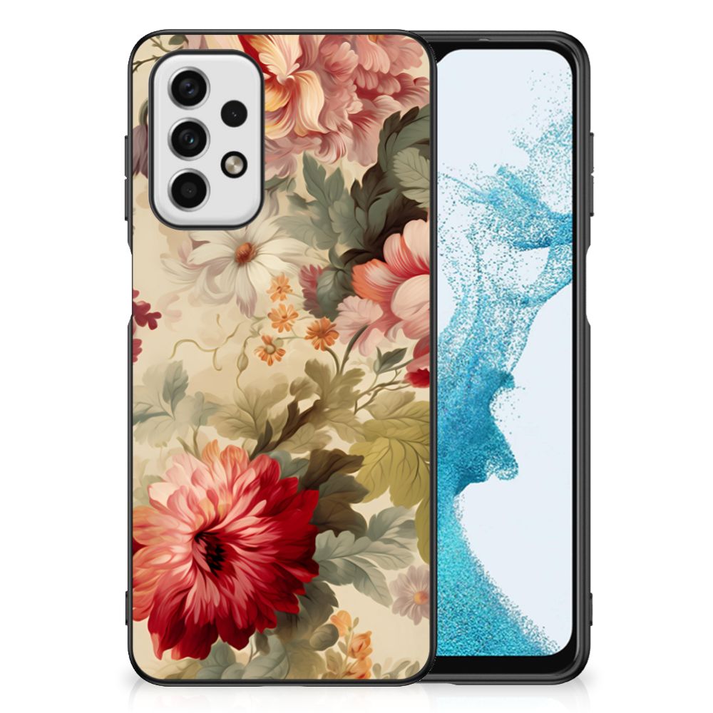 Samsung Galaxy A23 Bloemen Hoesje Bloemen design voorzijde