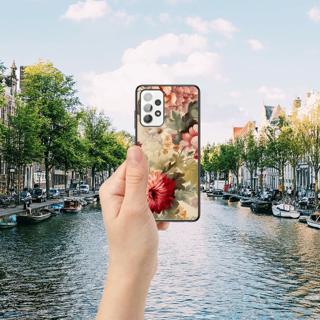 Bloemen Hoesje voor Samsung Galaxy A52 | A52s (5G/4G) Bloemen B2C Telecom