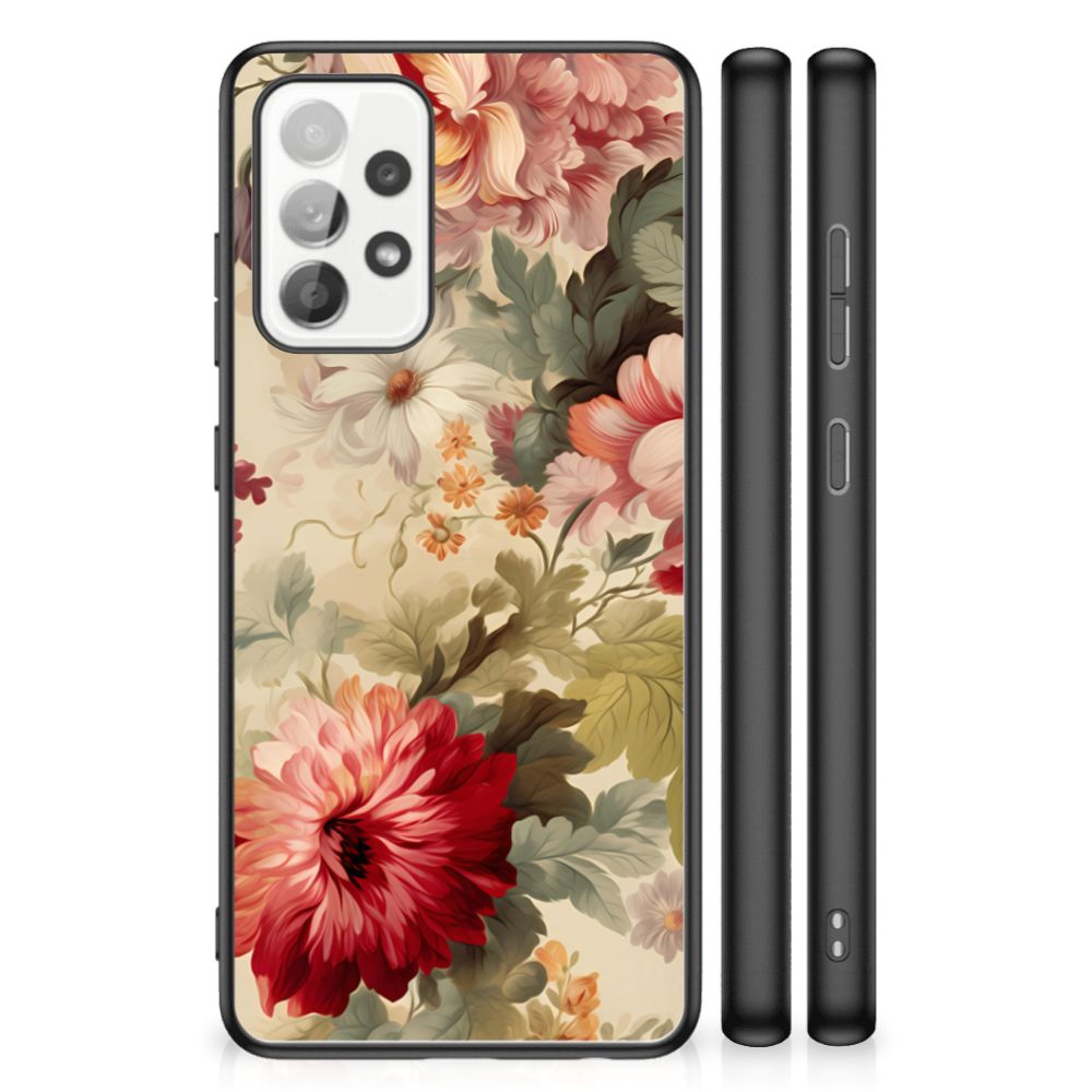 Bloemen Hoesje voor Samsung Galaxy A52 | A52s (5G/4G) Bloemen B2C Telecom
