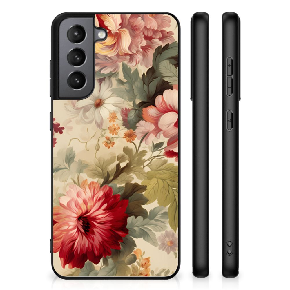 Bloemen Hoesje voor Samsung Galaxy S21FE Bloemen B2C Telecom